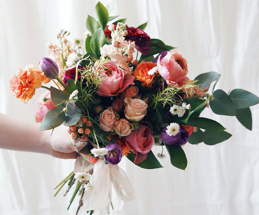 A Mother's Day bouquet of locally grown flowers from Bloom Sacramento.