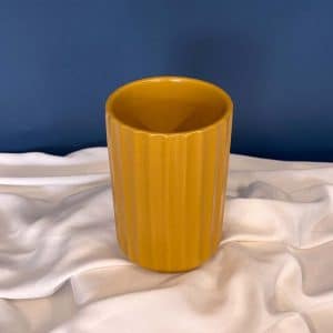 Yellow Ceramic Vase